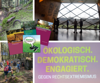 Bilder zur Initiative "Naturschutz gegen Rechtsextremismus" der LZU