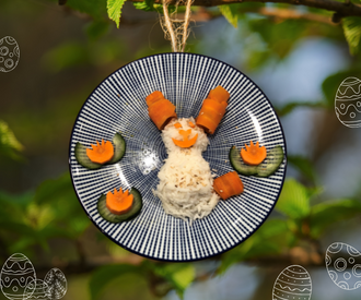 Oster-Möhren-Lachs (vegan)