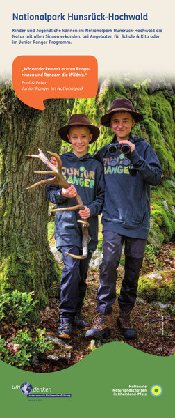 Paul und Peter als Junior Ranger im Nationalpark Hunsrück-Hochwald